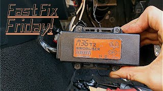 How To Remove An Aftermarket Immobiliser - Fast Fix Friday!