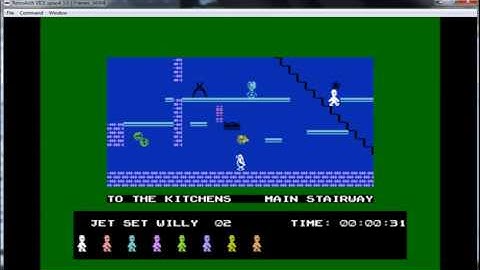 Jet Set Willy - Commodore 16 - emulador RetroArch 1.6.0 VICE xplus4 v3.0