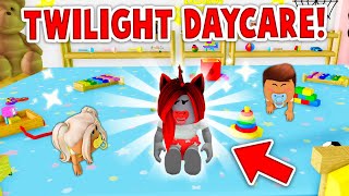 Becoming The COOLEST BABY In Twilight Daycare! (Roblox)