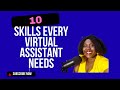 High Demand  Basic Skills for  Virtual Assistants