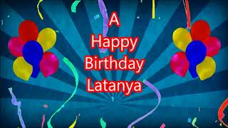 Latanya Happy Birthday blue sunbeam