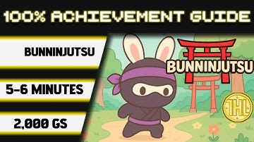 Bunninjutsu 100% Achievement Walkthrough * 2000GS in 5-6 Minutes *
