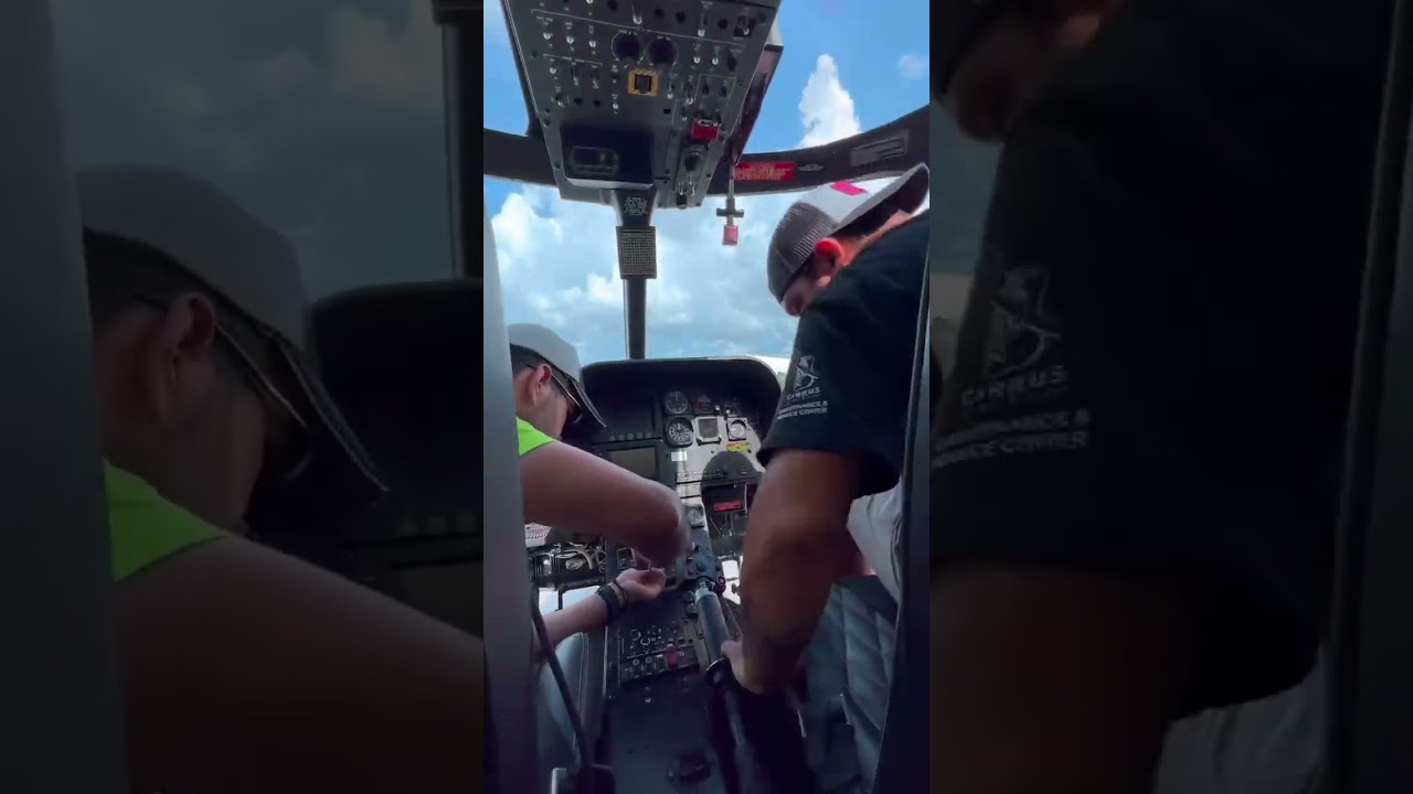 #filmmaking Avionics upgrade - #Avidyne GPS navigator and HSI. #shorts #aviation #avgeek #helicopter