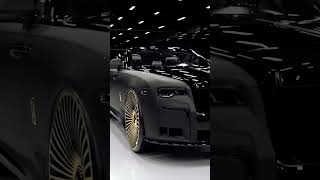 Matte Black Rolls Royce Dawn on Gold #rollsroyce #krgthedon #shorts #elegant #class #bughaaa