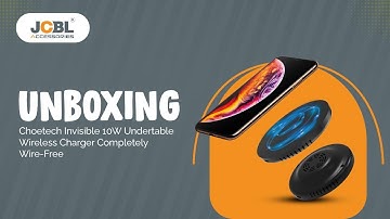 Choetech Invisible Under table Wireless Charger T590-F || Unboxing || JCBL Accessories