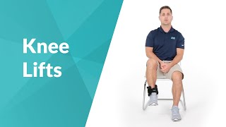 Seated Knee Lift Exercise