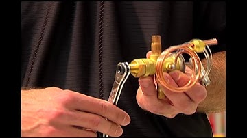 Adjust superheat on a Danfoss TR6 TXV