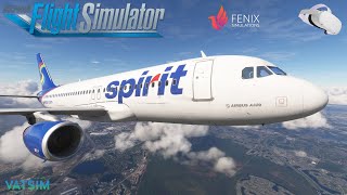 MSFS Fenix A320 in VR + VATSIM LIVE! | ** Friday Night Flying on VATSIM! BWI - MCO!! **