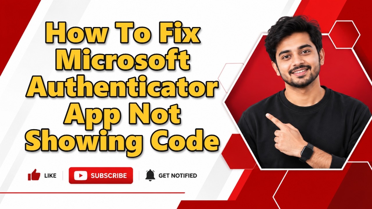 How To Fix Microsoft Authenticator App Not Showing Code - YouTube