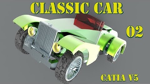 Classic Car Design in Catia | PART -02  |Car Modeling in Catia 2021 | Advanced Catia tutorials 🤔🤔