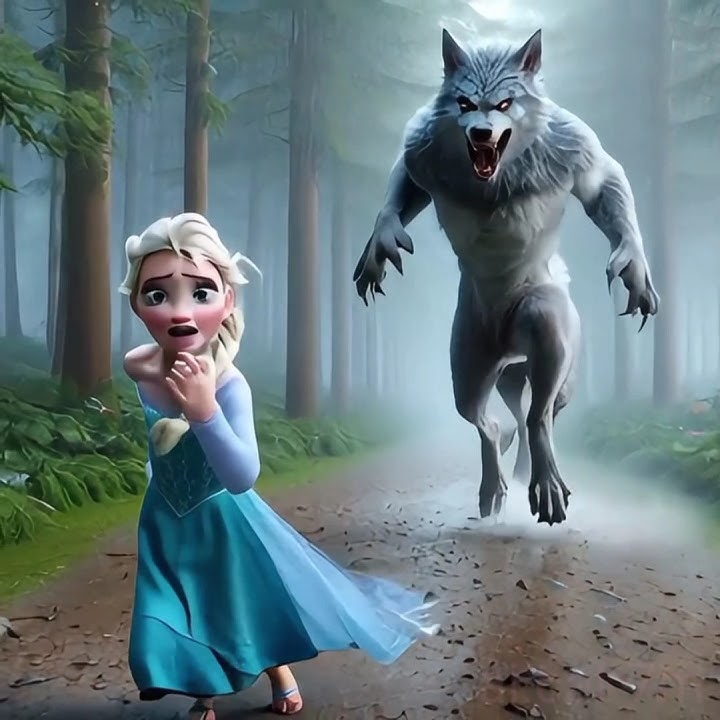 why is Elsa running away 🏃🏃#shorts #viral #elsa