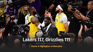 Lakers 117, Grizzlies 111 - LeBron leads Lakers to 3-1 lead vs Memphis | 2023 NBA Playoffs