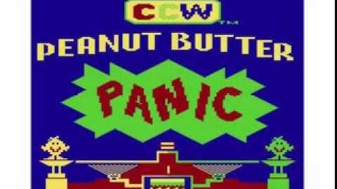 Peanut Butter Panic for the TRS-80 Color Computer CoCo
