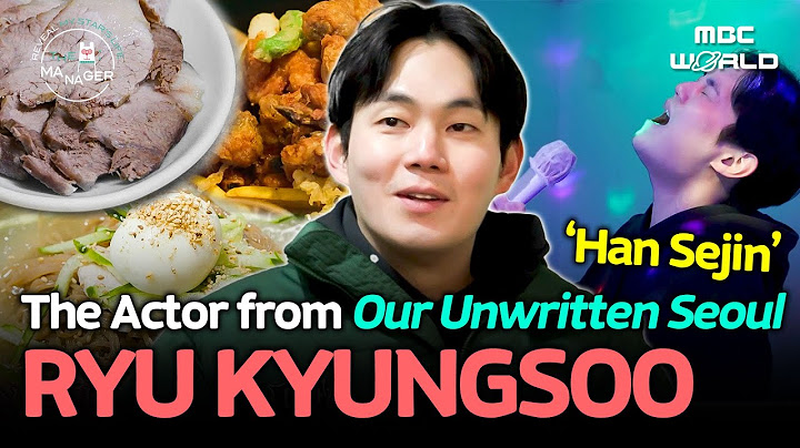 [Sub] Ryu Kyungsoo’s Flavorful Feast at a Local Diner & Shocks Everyone with Singing😮#RYUKYUNGSOO