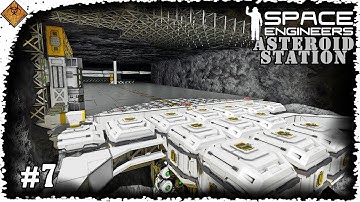 Drilling Complete! | Asteroid Station | Space Engineers Time Lapse #7