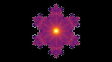 Average energy of a wave in a von Koch snowflake fractal