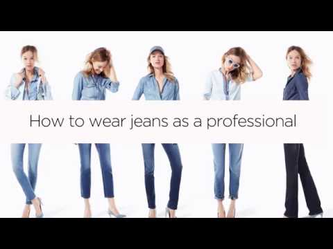 como usar jeans no trabalho