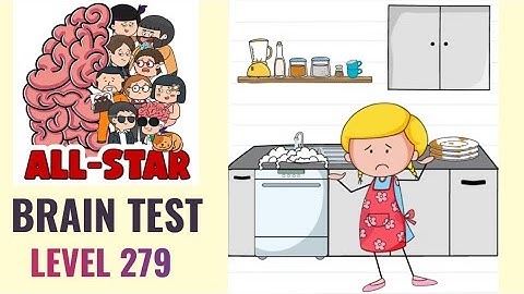 Brain Test All Star Level 279 | Help her with the dishes | Walkthrough