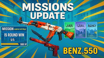 New update CS2 | New 5 maps | New weekly missions | Live with Benz.550