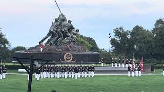 US Marine Corps Sunset Parade - honoring the fallen - Aug. 11, 2026
