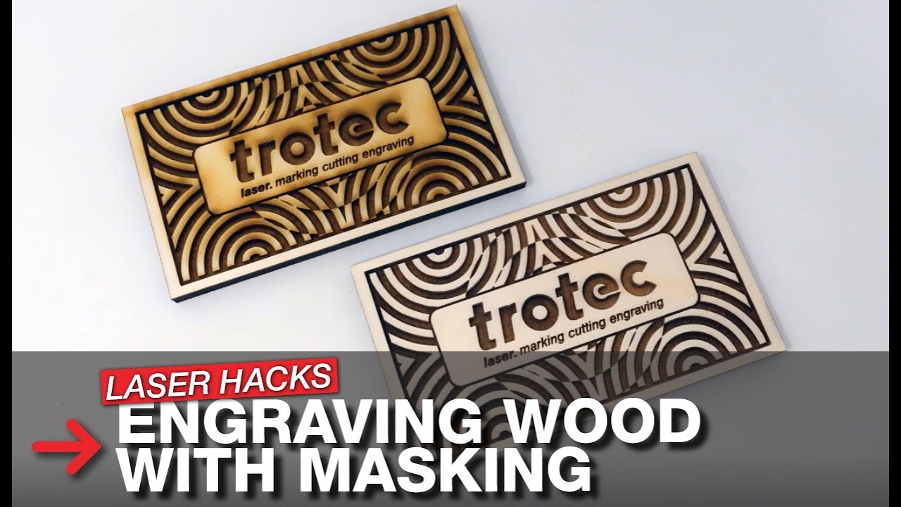 Achieve Clean Engravings: Laser Hack for Wood with Masking Tape
