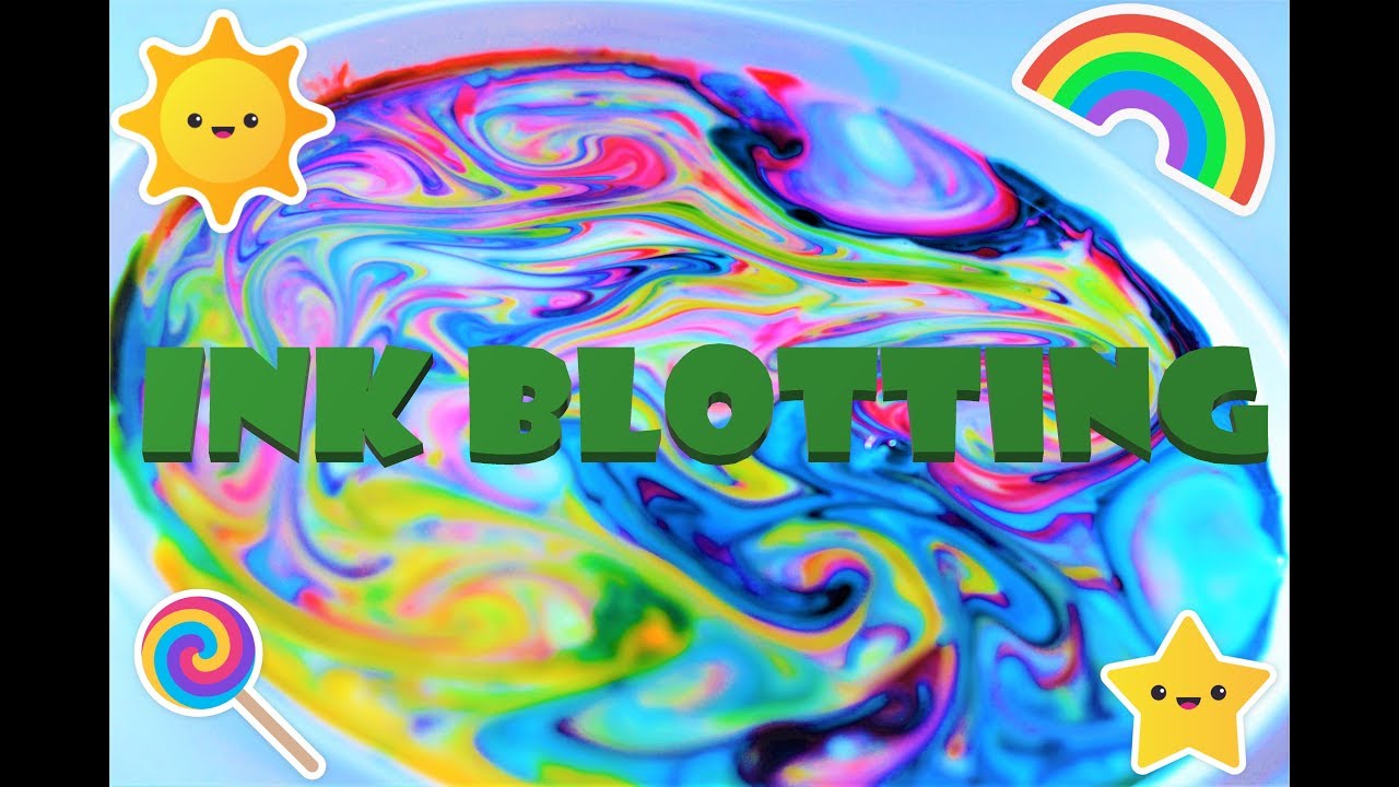 Fun Learning Colors | Ink Blotting | Learning for kids - YouTube