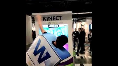 Démo Kinect lors des TechDays 2011 (2)