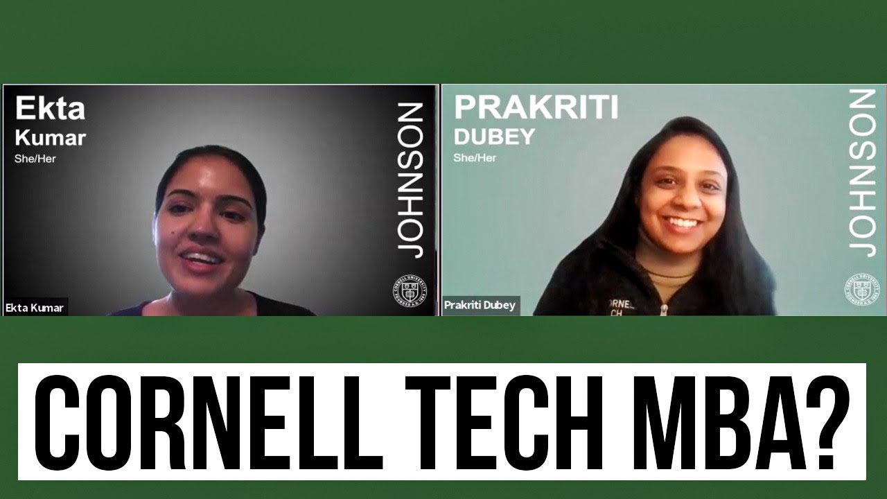 Inside the Ivy League : The Cornell Tech MBA Experience (ft. Prakriti Dubey)
