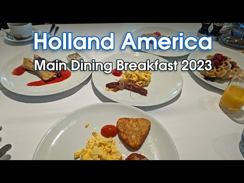 Video: Holland America Line Eurodam Restaurantes y cocina