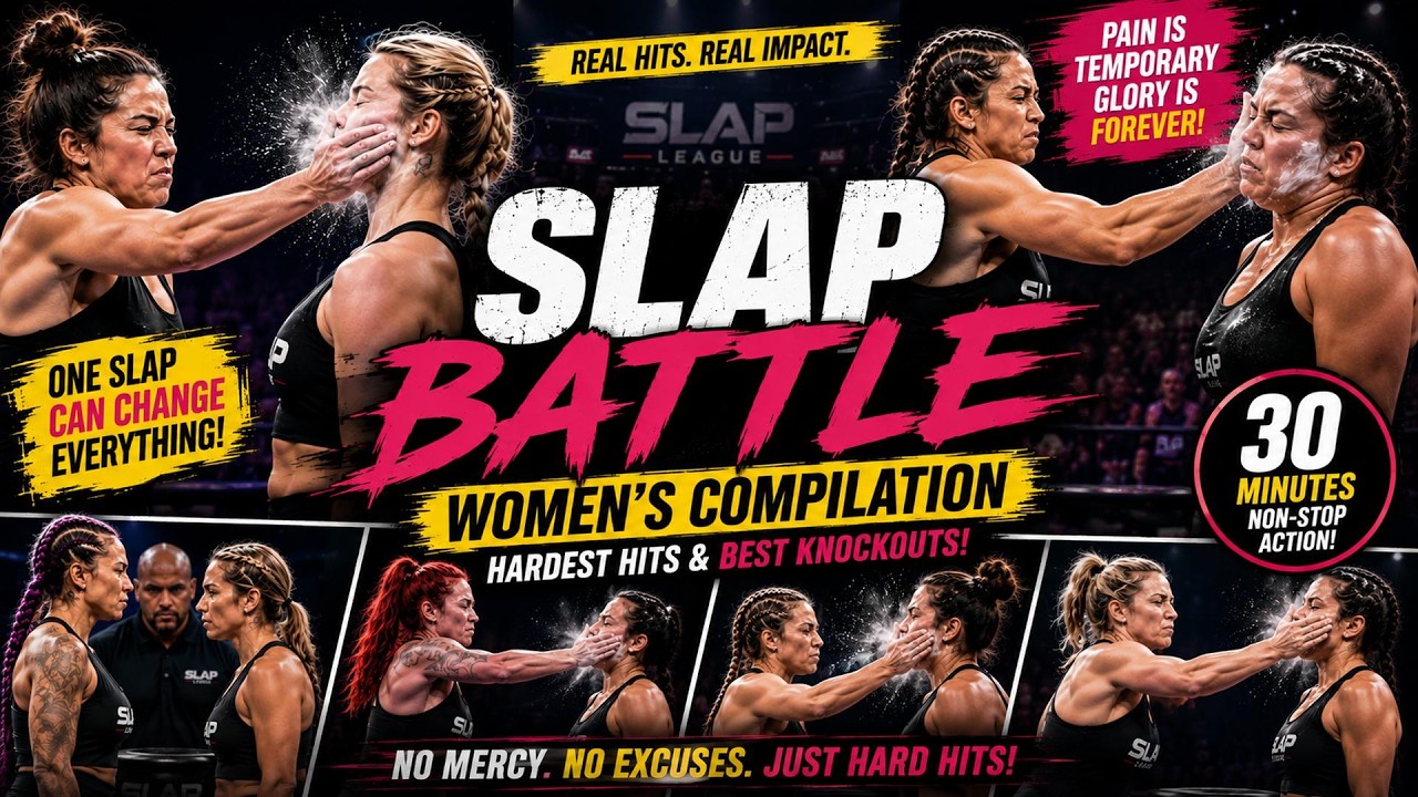 One Slap ONE SLAP KNOCKOUT 😱 | Women’s Slap Battle Compilation (BRUTAL Moments)# ...
