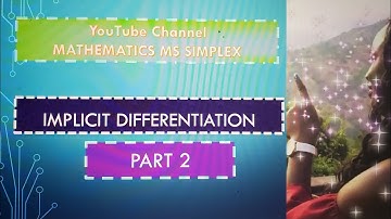 Implicit Differentiation part 2