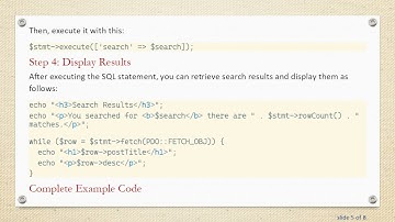 Fixing SQL Syntax Errors in Your PHP Search Code