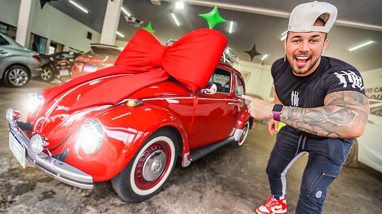 COMPREI O ANTIGO FUSCA DA NATH !! 😍❤️ * carro novooo 🎁 *