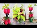 🍀❤plants arrangement in plastic bottles/reuse bottle planter idea //ORGANIC GARDEN 🍀❤