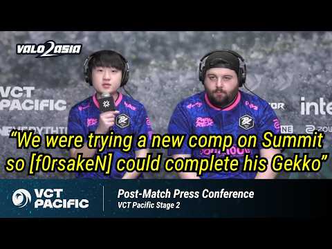 Paper Rex (TS vs. PRX) | VCT Pacific Stage 2 2026 | Post-match Press Conference