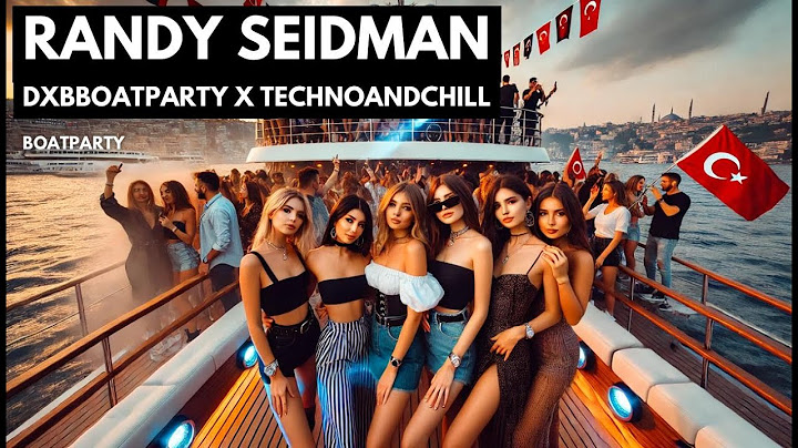 A Legendary DJ’s Unforgettable Boat Party!/ RANDY SEIDMAN @dxbboatparty @technoandchill