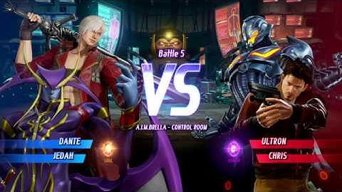 MARVEL VS. CAPCOM: INFINITE Dante,Jedah Gameplay In Arcade Mode