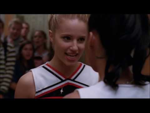 Glee - Santana And Quinn Fight 2x01