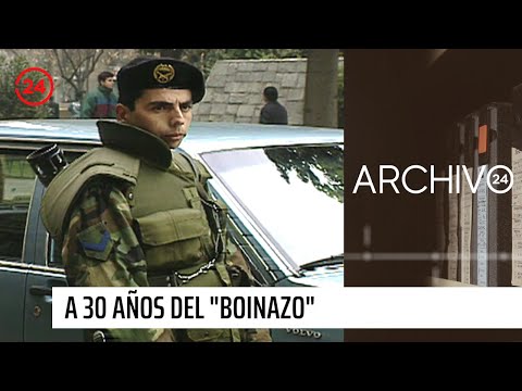 Archivo 24: A 30 años del "Boinazo" que tensionó a Chile