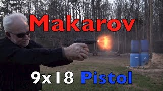 Makarov 9X18 Pistol Shooting