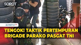 Melihat Taktik Pertempuran Jarak Dekat Prajurit Brigade Parako Pasgat TNI