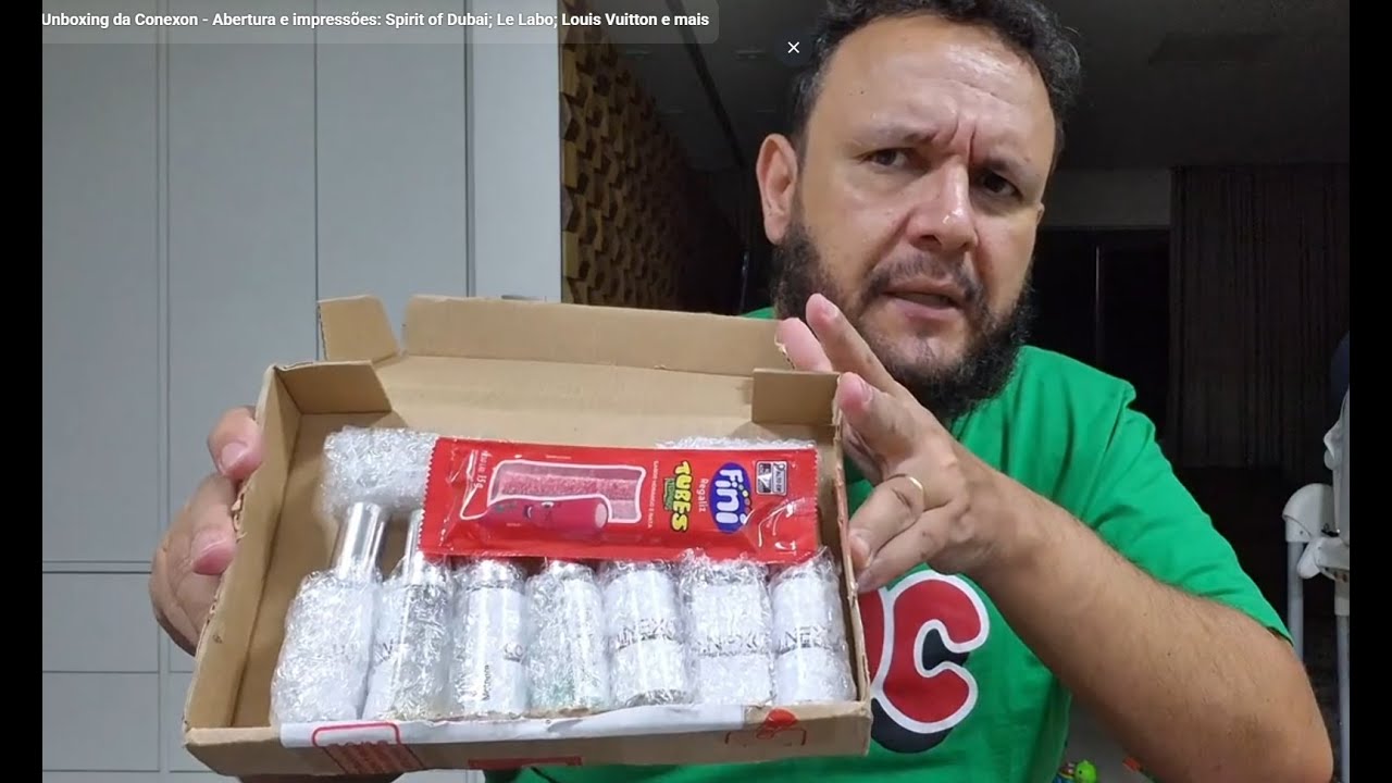 Unboxing da Conexon - Abertura e impressões: Spirit of Dubai; Le Labo; Louis Vuitton e mais