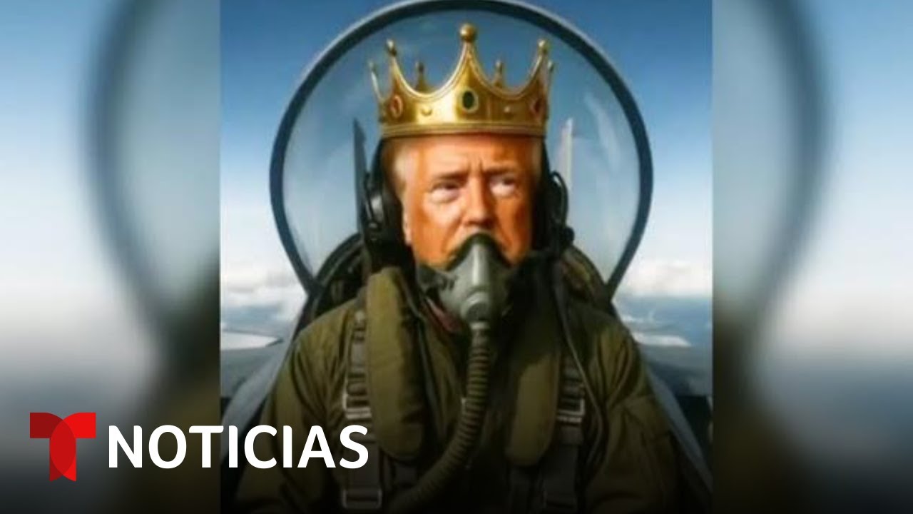 Video de Trump en respuesta al ‘No Kings Day’ parece mostrarlo tirando heces | Noticias Telemundo