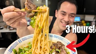 Taiwanese Beef Noodle Soup Using Short Ribs