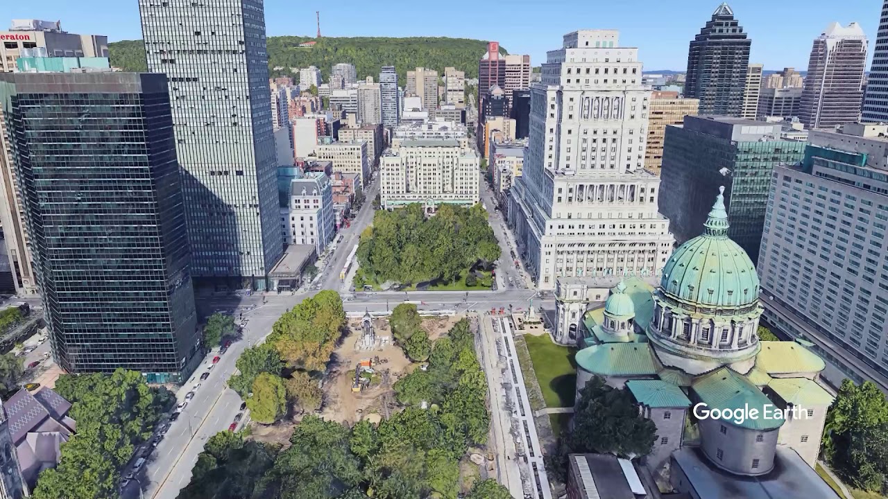 Place Du Canada - Drone video