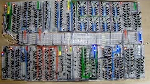 How to build a microprocessor from Transistors