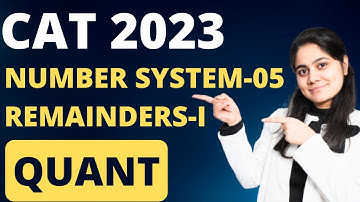 Introduction to Remainders|Number system|Quantitative apptitude|Quants|CAT 2023|Dream Maths