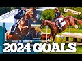 2024 goal setting diary  going bigger  better  reviewing last years goals  eventing intentions