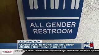 New Ohio law on gender assigned restrooms in schools