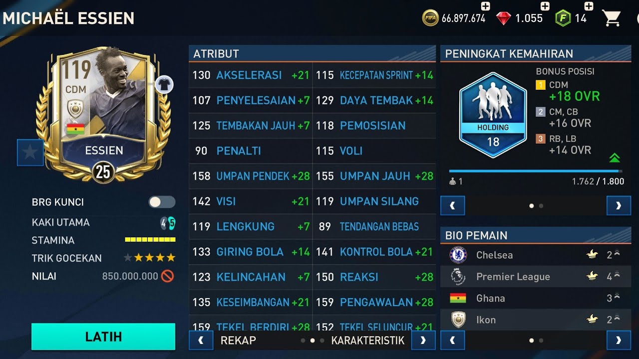 AKHIRNYA DAPAT LEGENDA PERSIB BANDUNG DARI MISI!LANGSUNG REVIEW KEHEBATAN MICHAEL ESSIEN 